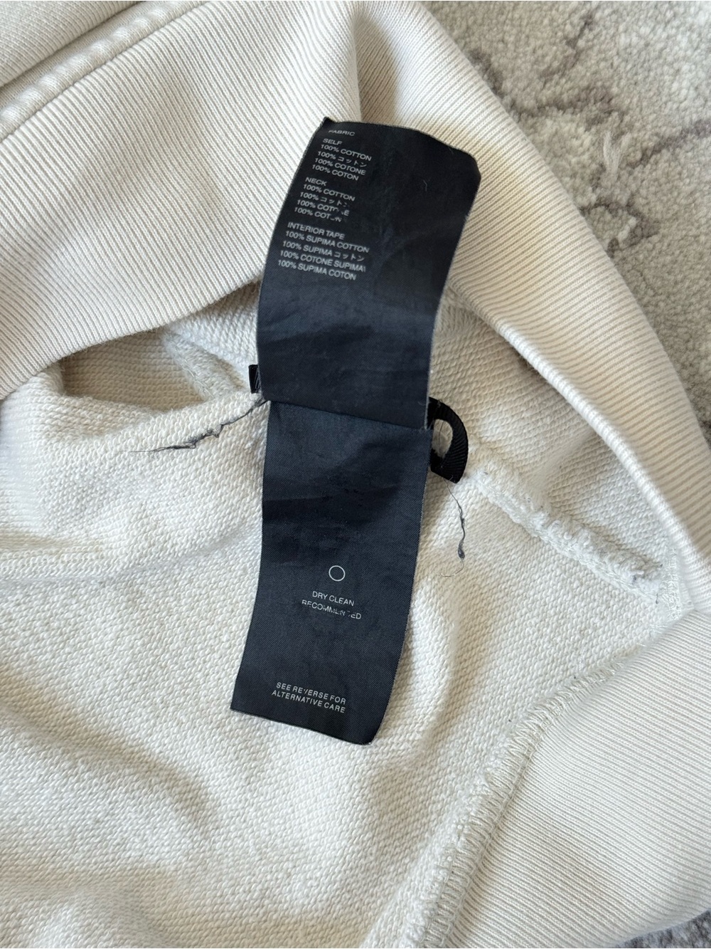 Fear of God Sixth Collection Mock Neck 100% Cotton Sweatshirt - Size S - Picture 9 of 13